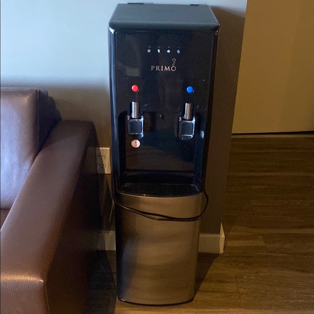 Primo Black and Silver Water Dispenser